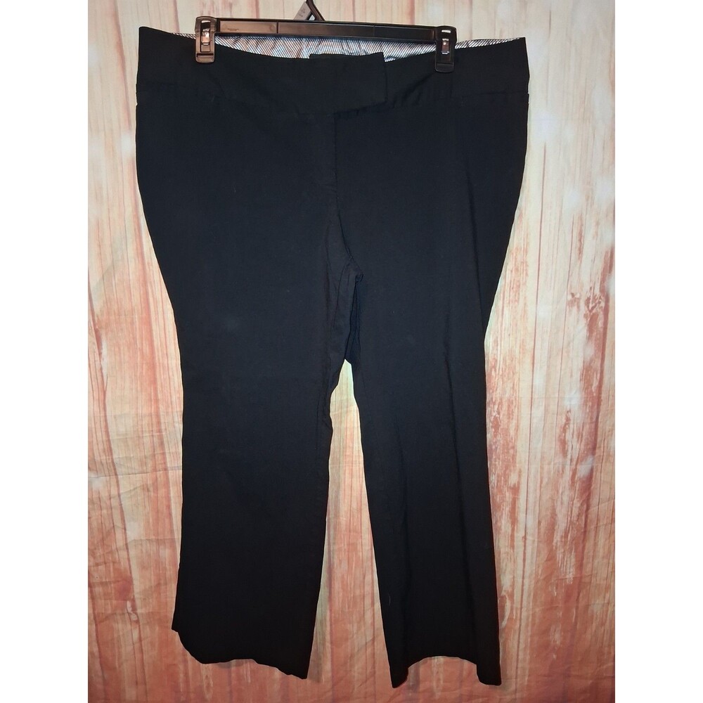 Torrid Black Straight Leg Dress Pants Sz 18S